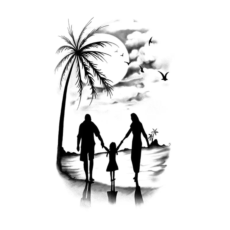 Mom, Dad, and Daughter - InkOMG
