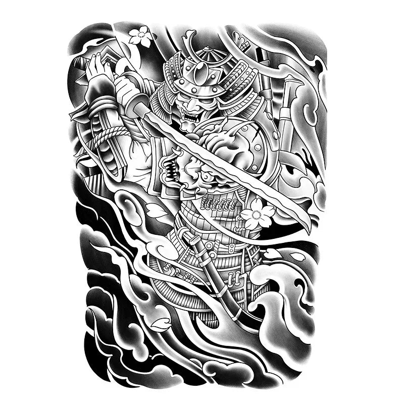 Oni Shogun - Full Back - InkOMG