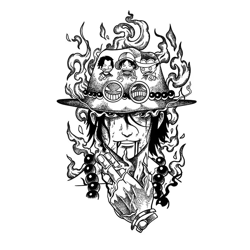 "Fire Fist" Ace - InkOMG