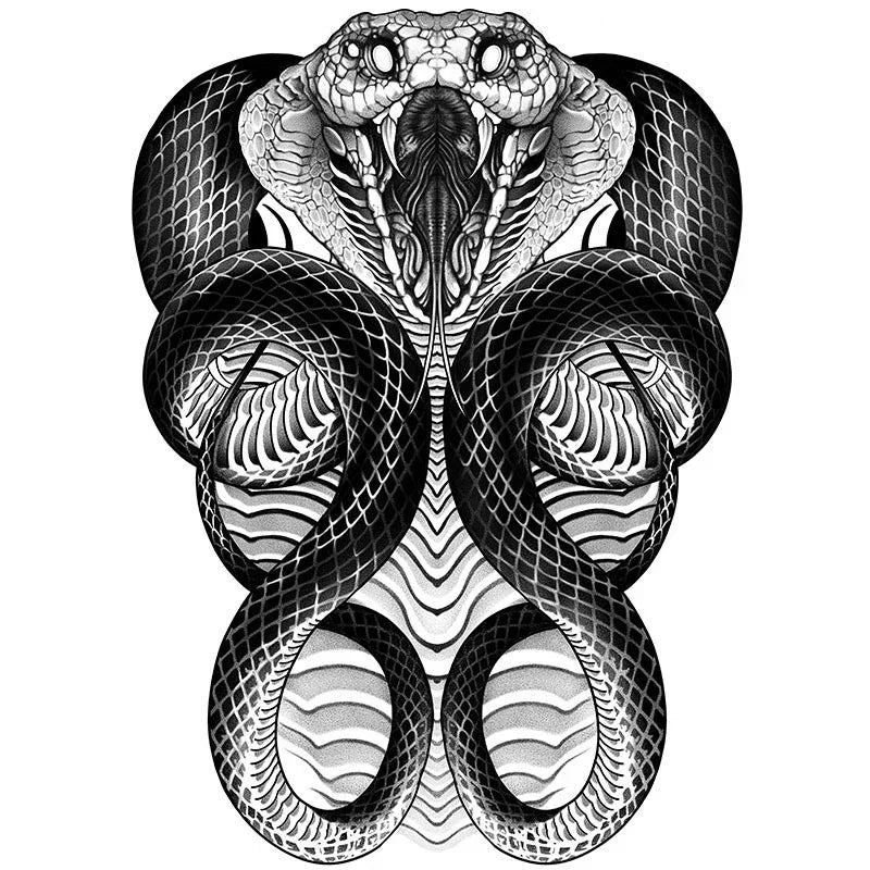 Cobra's Fangs - Full Back - InkOMG
