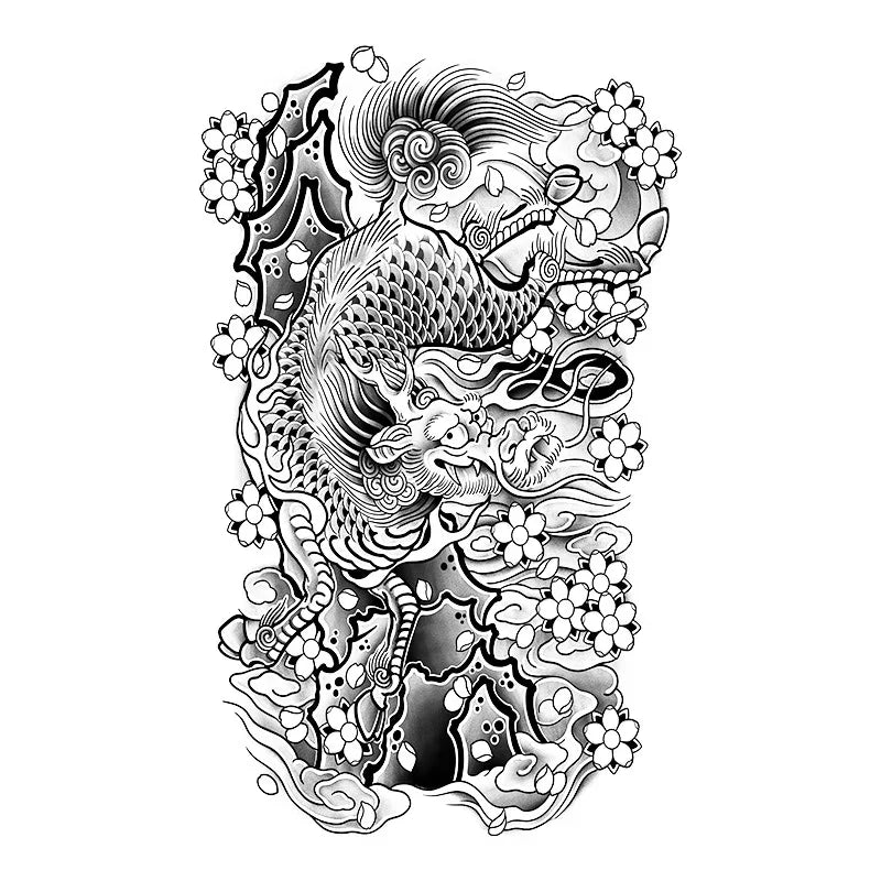 Kirin & Flower - InkOMG