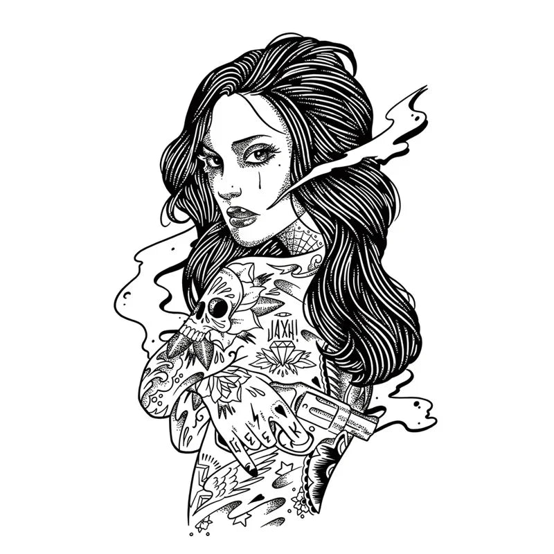 Tattooed Femme Fatale - InkOMG