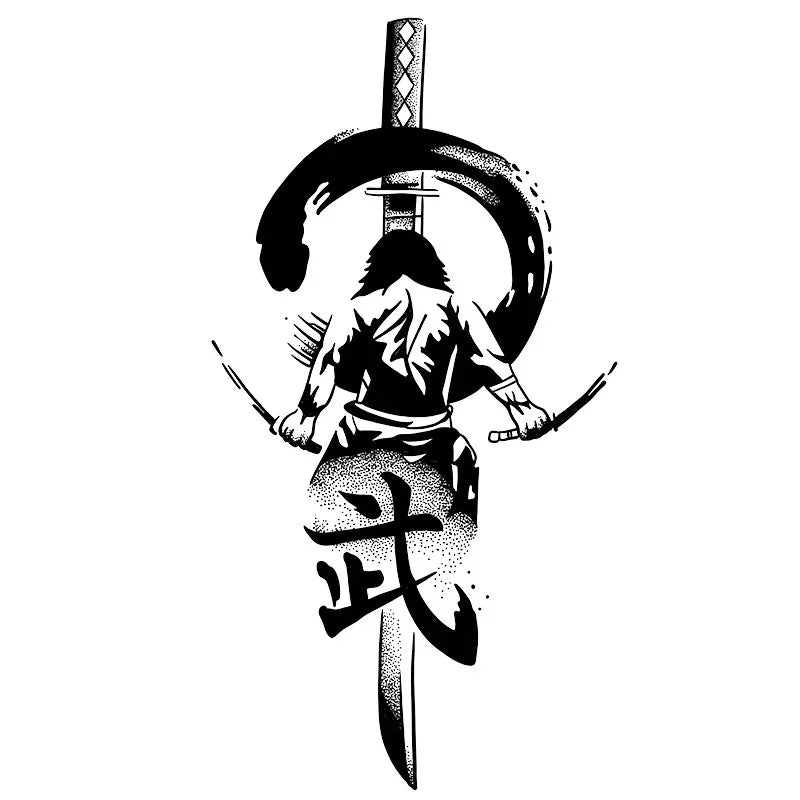 Samurai & Sword - InkOMG