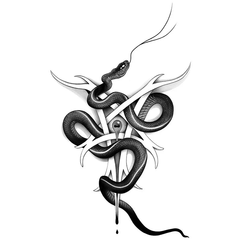 Evil Eye & Black Snake - InkOMG
