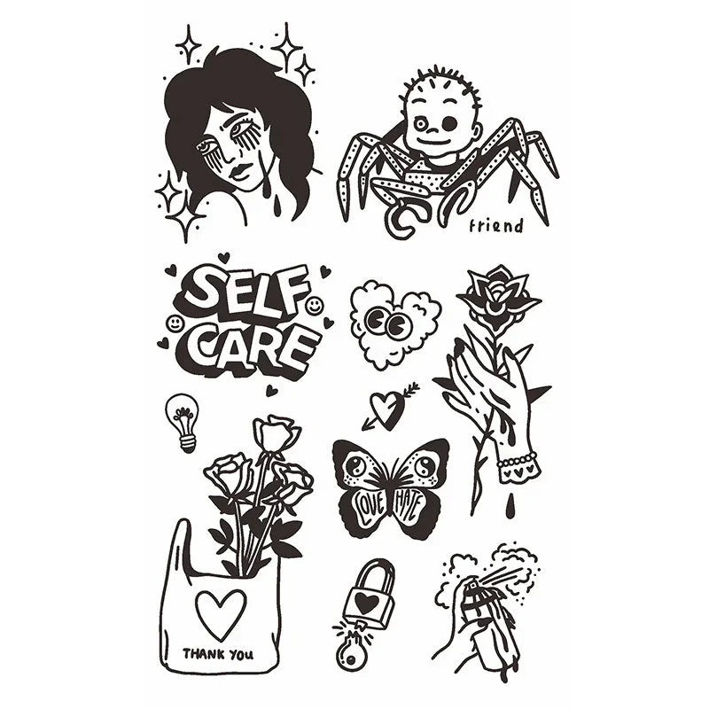 Self Care Rose Girl - InkOMG