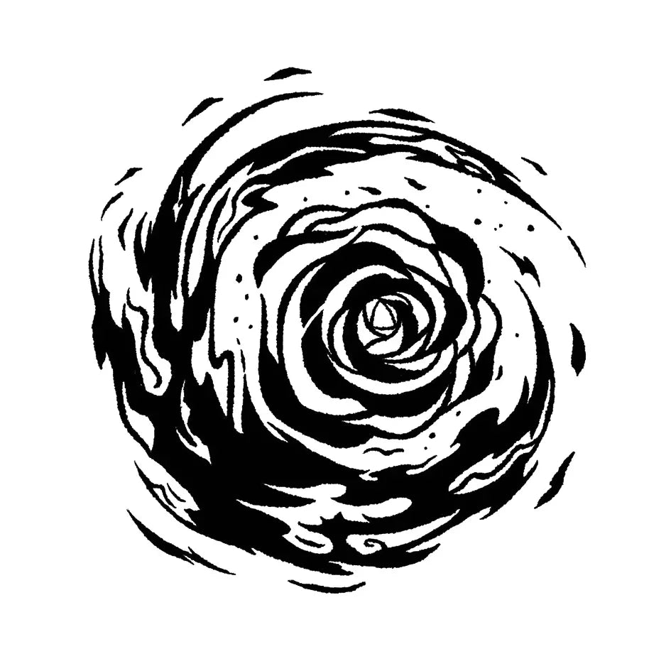 Rose Swirl - InkOMG
