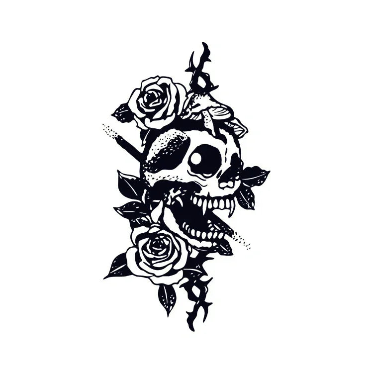 Skull & Roses - InkOMG