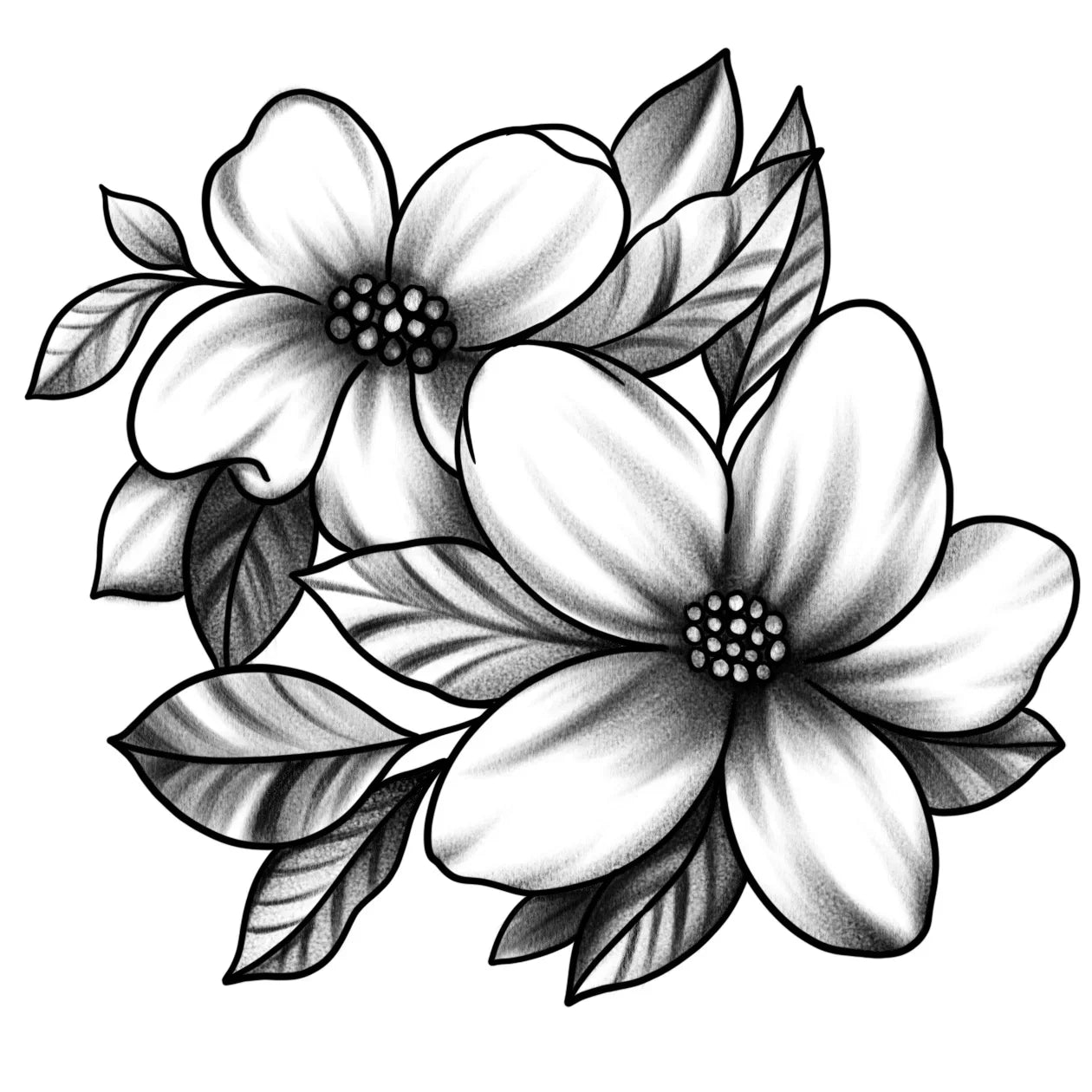 Floral B - InkOMG