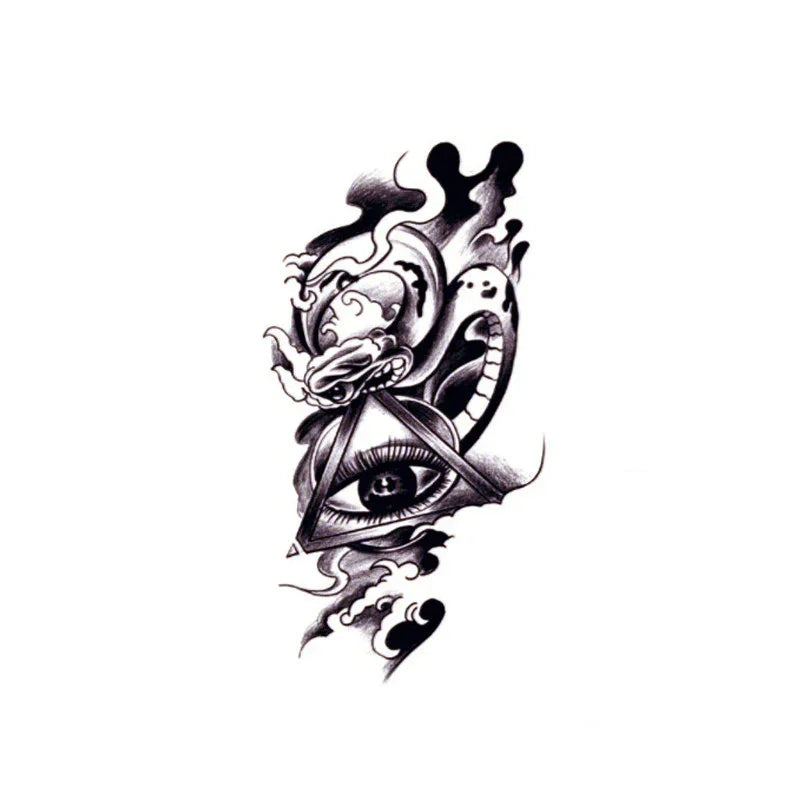 Snake & All-Seeing Eye - InkOMG