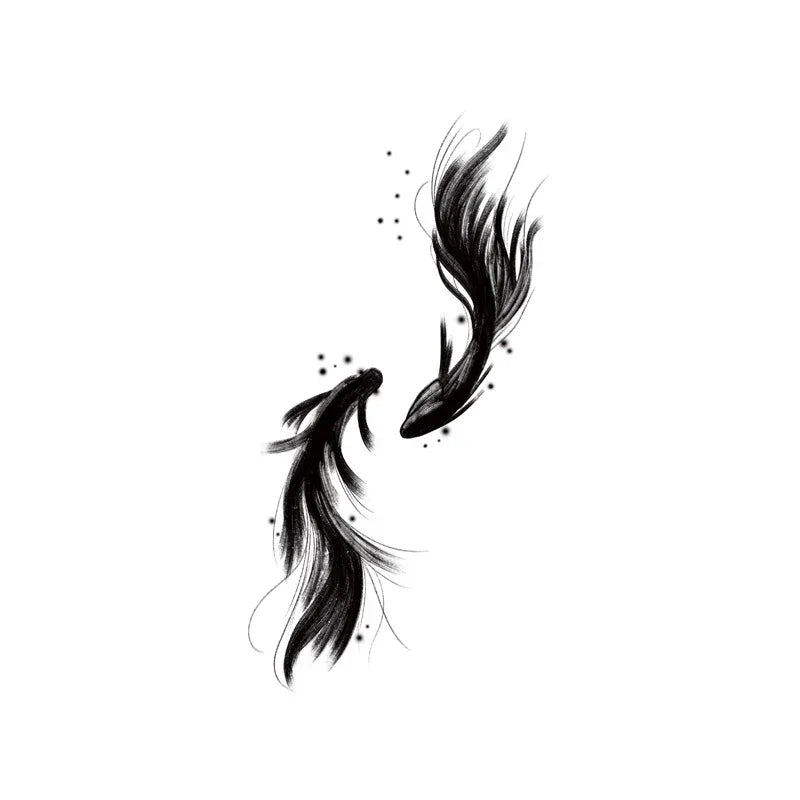 Gold Fishes Dance - InkOMG