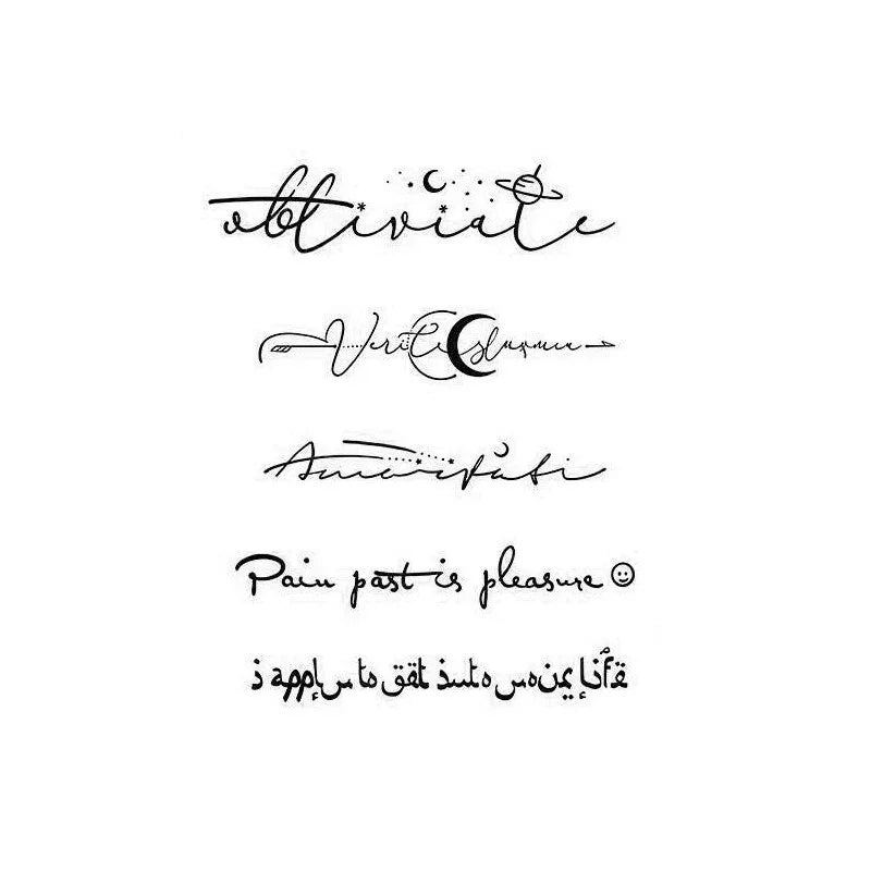 Quote Set – Mixed Languages & Calligraphy - InkOMG