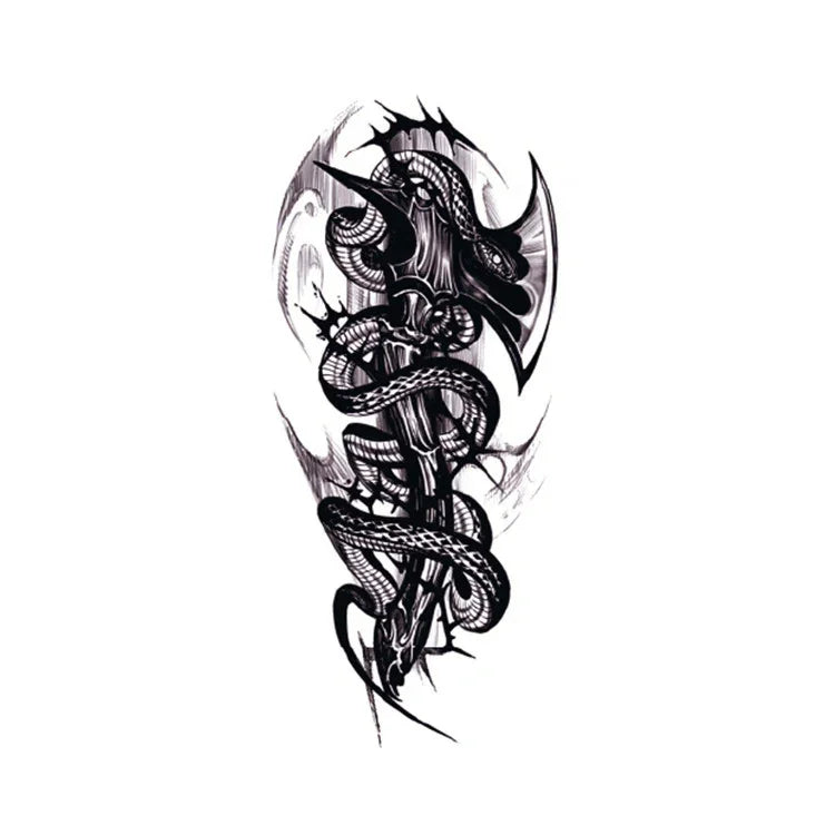 Snake & Axe - InkOMG