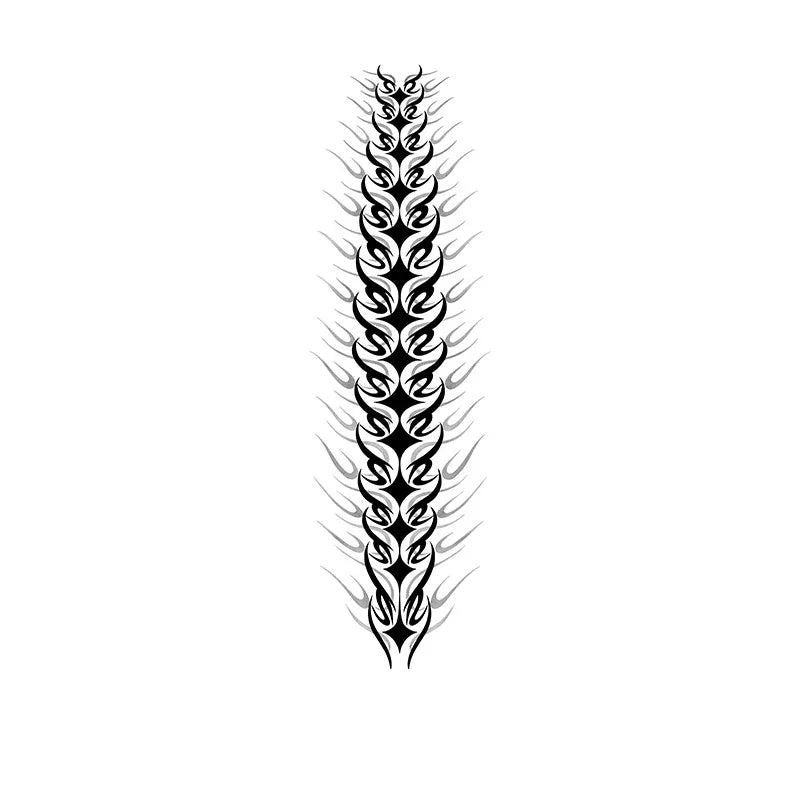 Spine Bones - Spine Tattoo - InkOMG