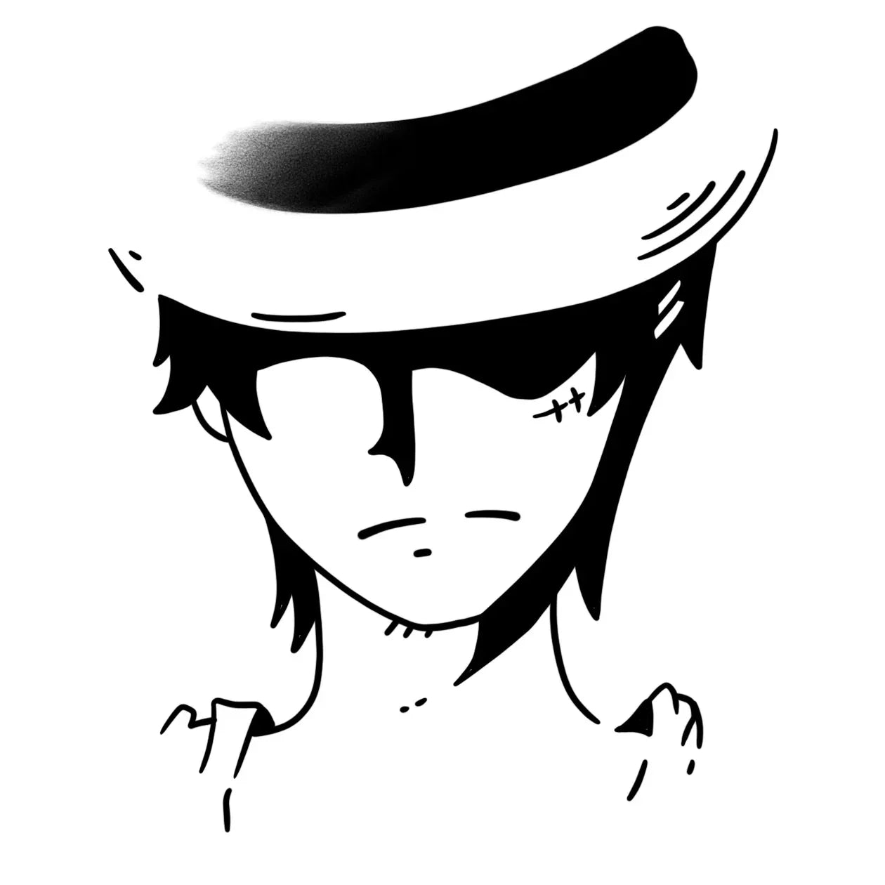 Luffy (One Piece) - InkOMG