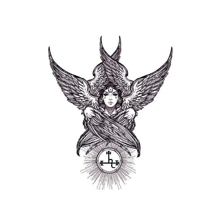 6 Wings Angel - InkOMG