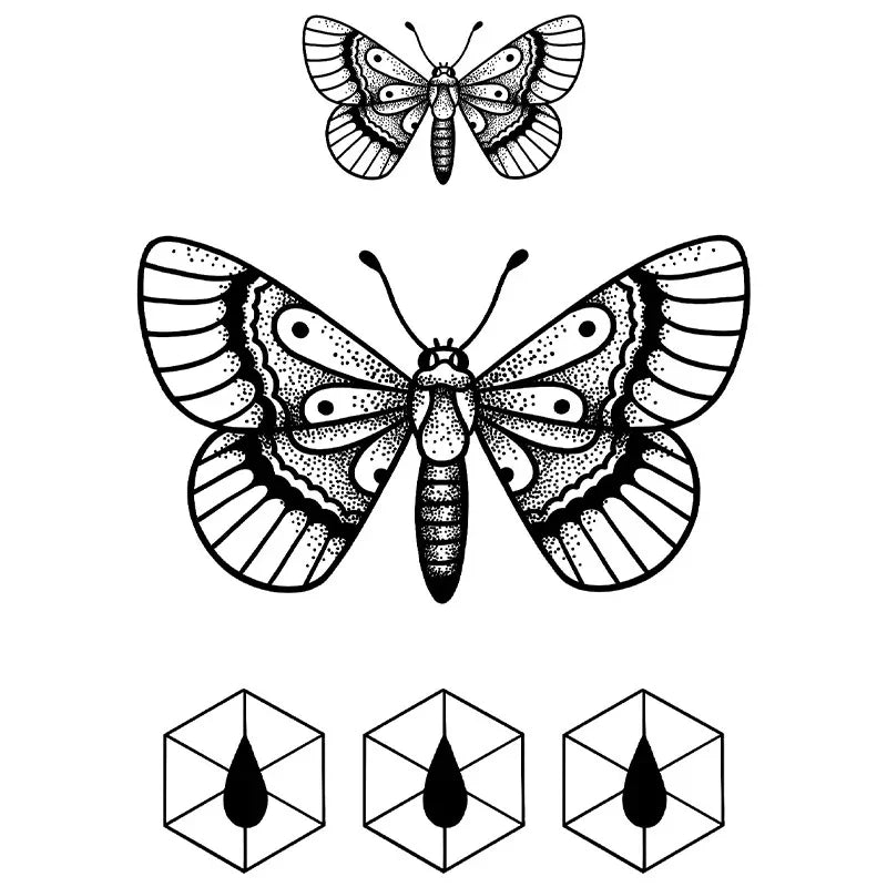 Moth — Sacred Geometry - InkOMG