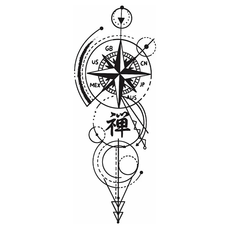 Zen Compass - InkOMG