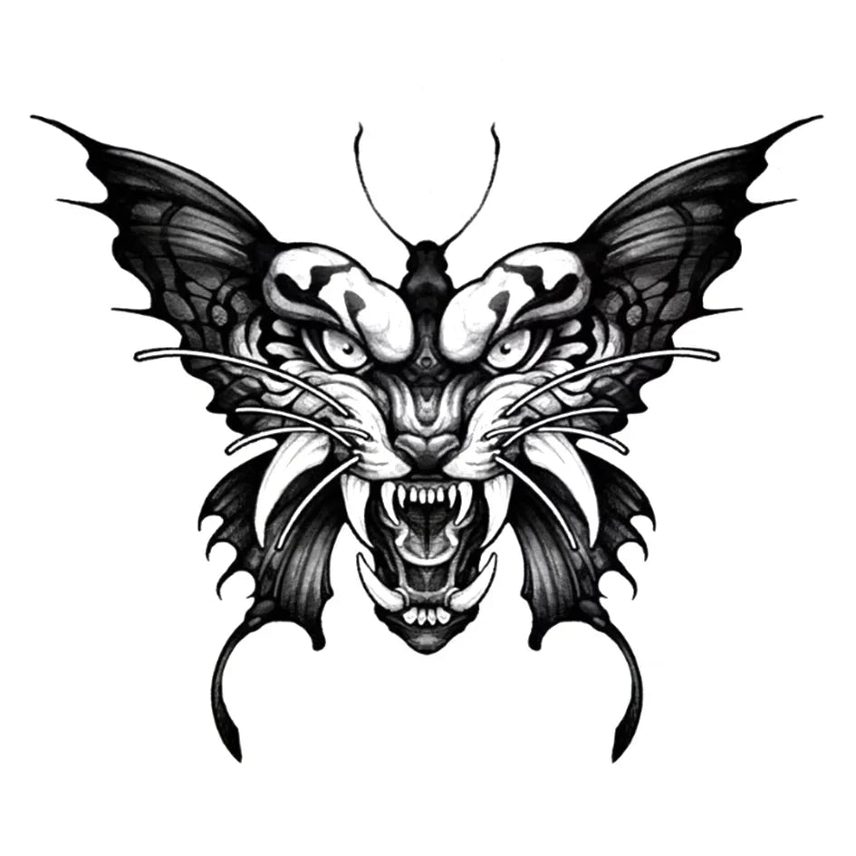 Tiger Butterfly - InkOMG