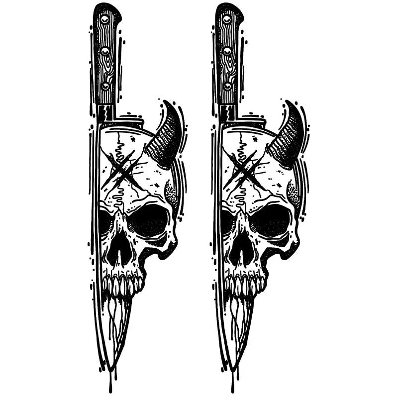 Skull Knife - InkOMG