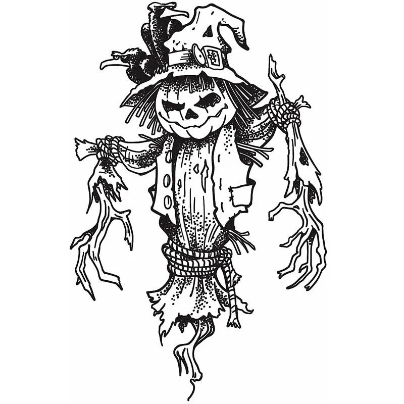 Pumpkin Scarecrow - InkOMG
