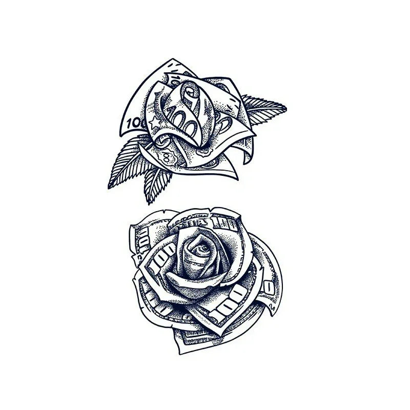 money plant tattoo Money Rose