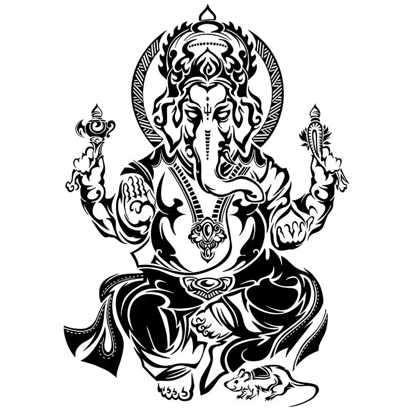 Elephant God Ganesha Blessing - InkOMG