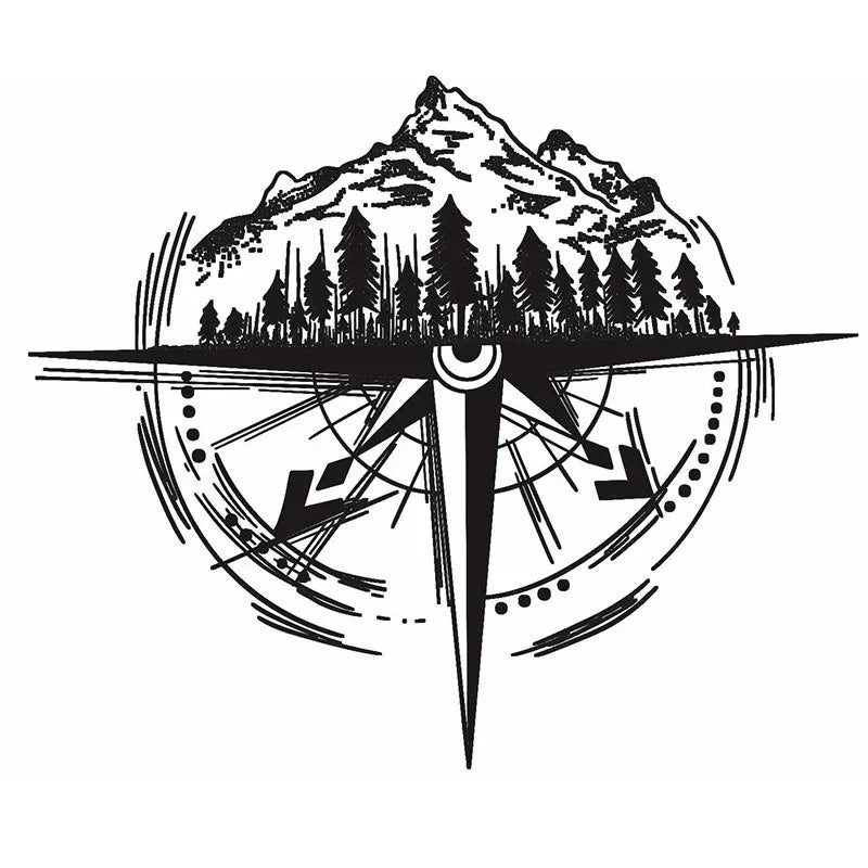 Find Your North: Compass & Peak - InkOMG