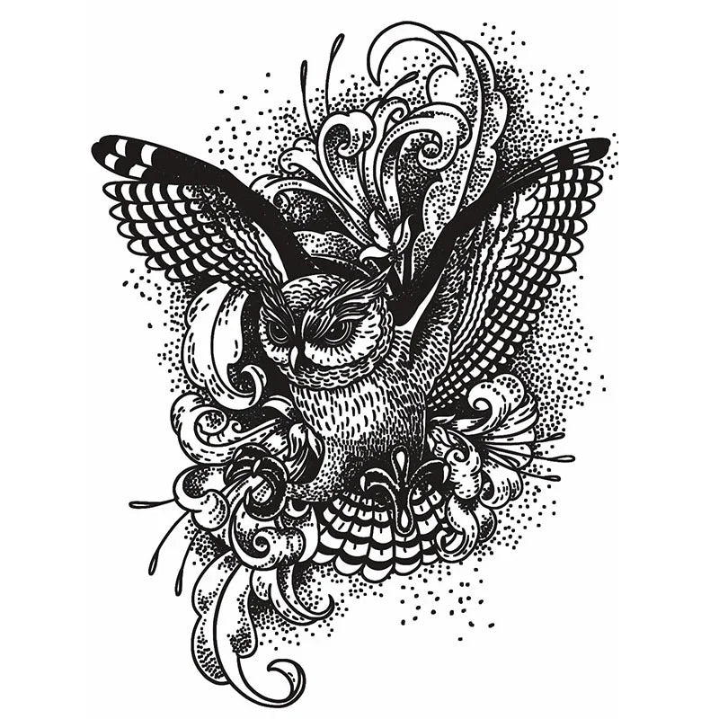 Morning Glory Owl - InkOMG
