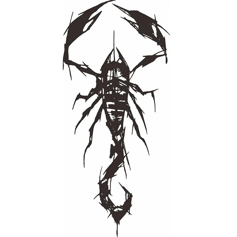 Scorpion Tribal Blackwork - InkOMG