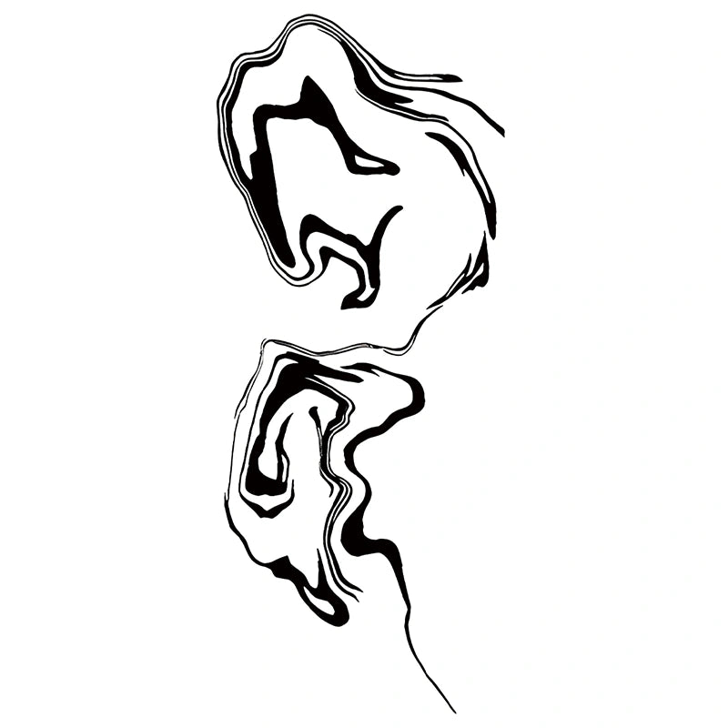 Abstract Ripple Lines-InkOMG