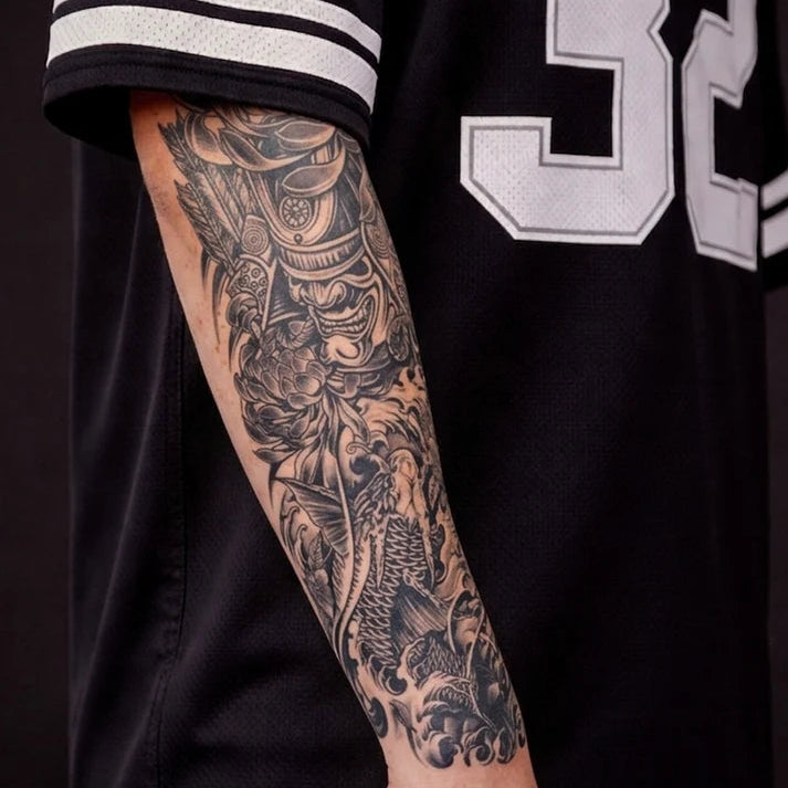 Japanese Samurai & Koi