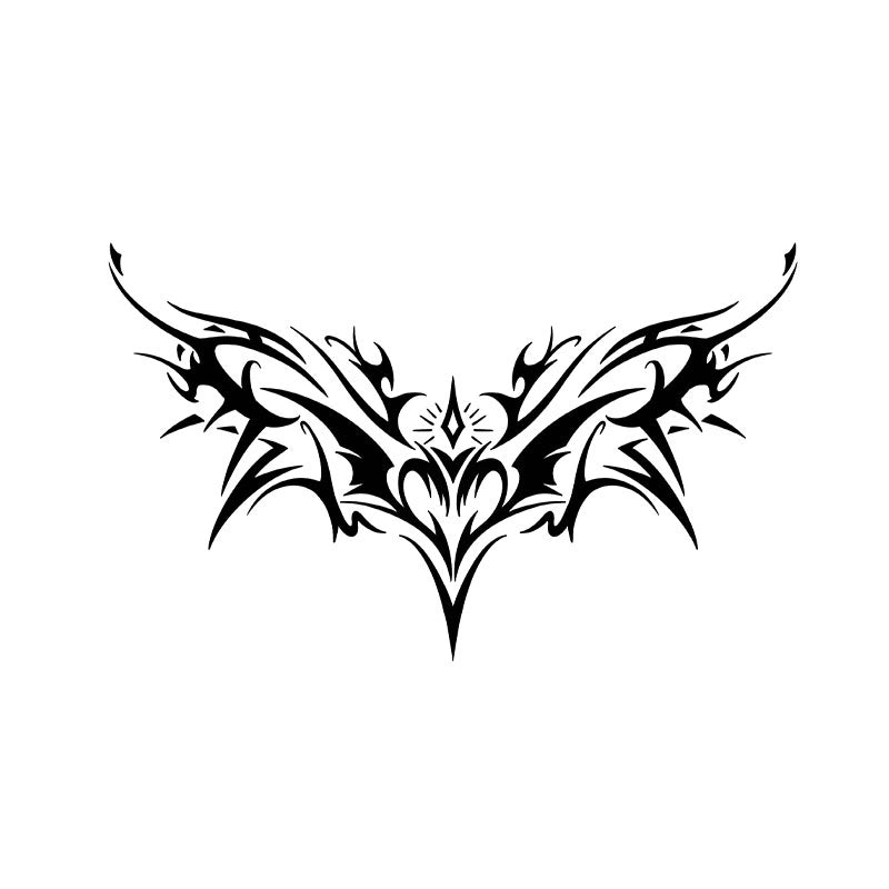 Succubus Heart Wings tattoo design