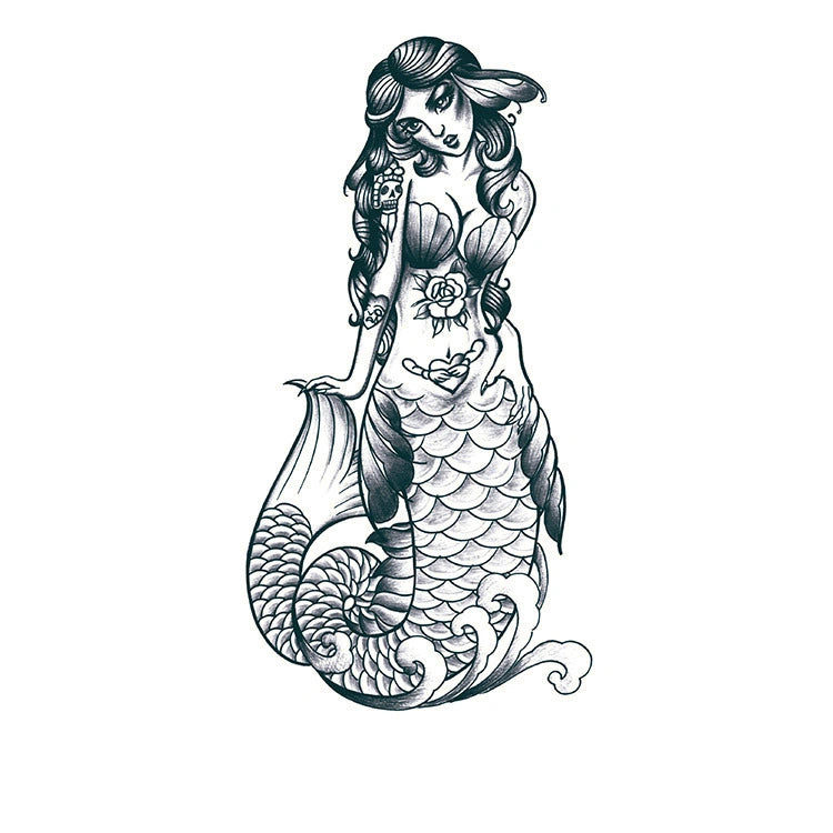 Mermaid with Tattoo