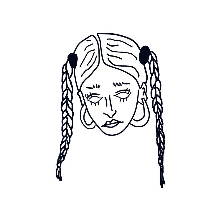 Pigtails Girl