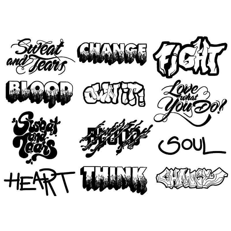 Graffiti Words Bundle 1