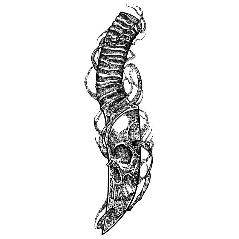 Cuchillo de calavera