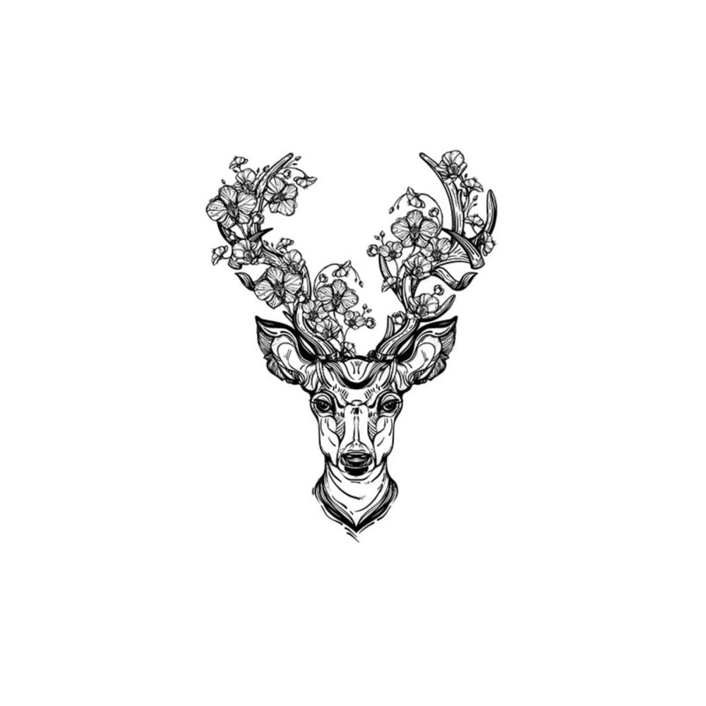 Flower & Deer 2