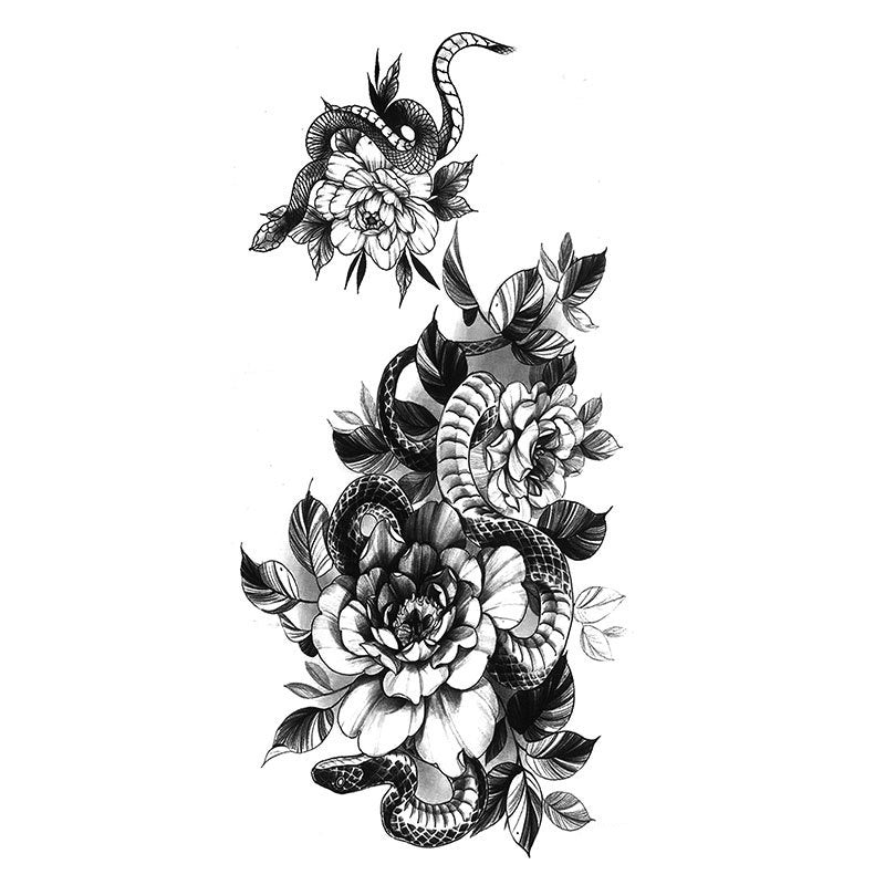 Flower & Snake 1