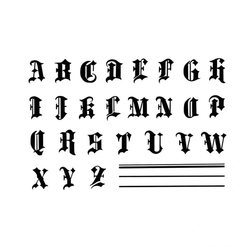 26 Letters - InkOMG