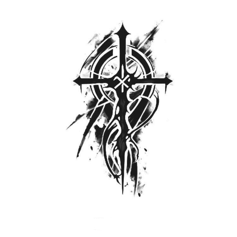 Cross Halo Ink Drip-InkOMG 