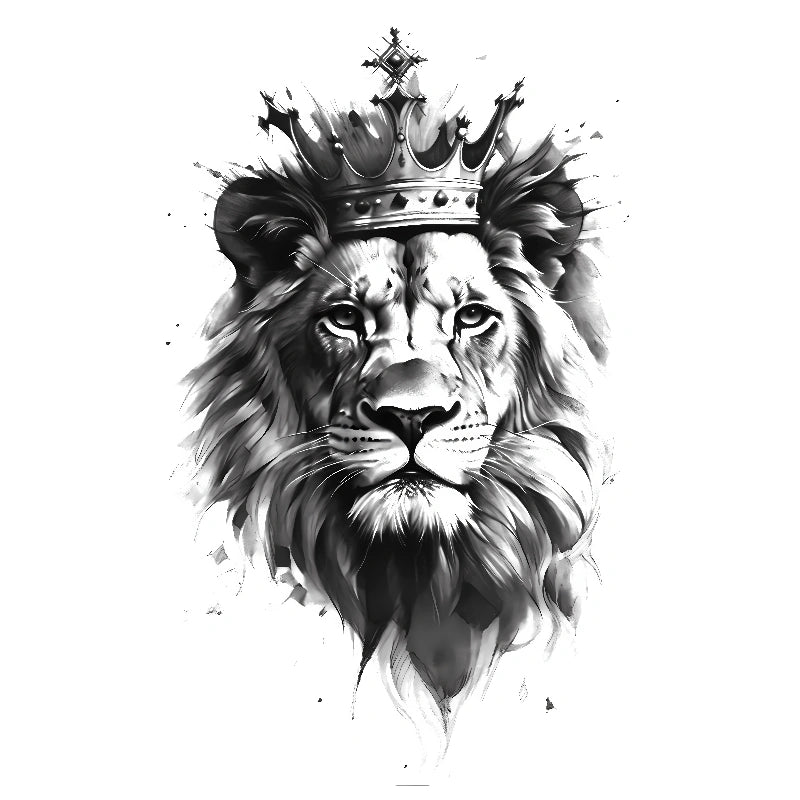 Crowned Lion-InkOMG