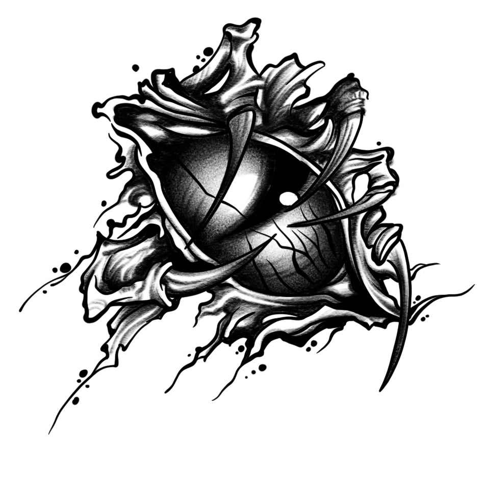 Dragon Eye & Claws tattoo design