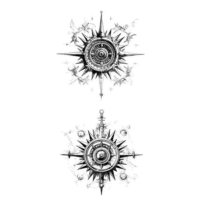 Find Your North: Twin Compasses - InkOMG