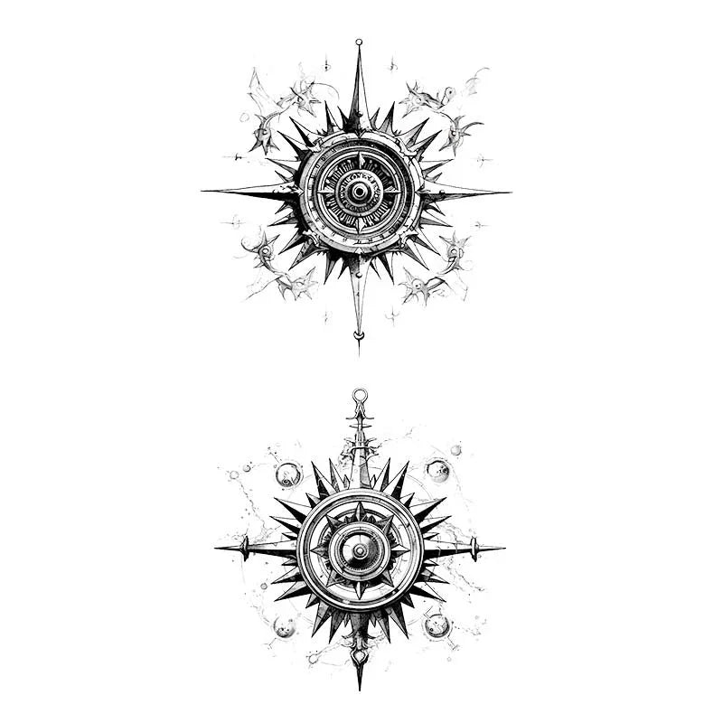 Find Your North: Twin Compasses - InkOMG
