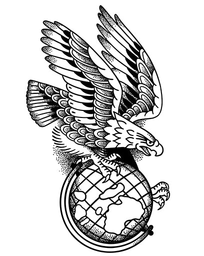 Global Eagle tattoo design