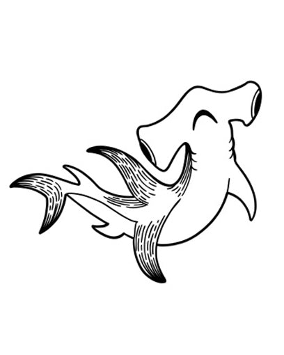 Hammerhead Shark tattoo design