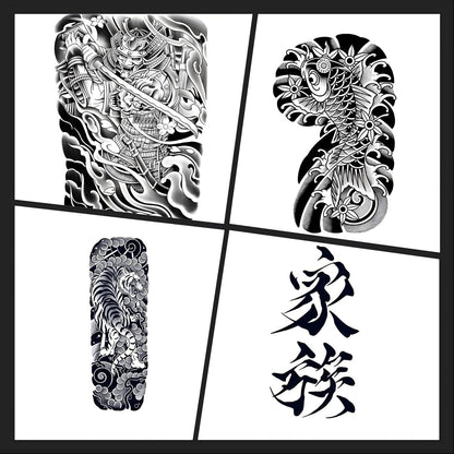 Japanese Irezumi Bundle – Samurai, Tiger & Koi