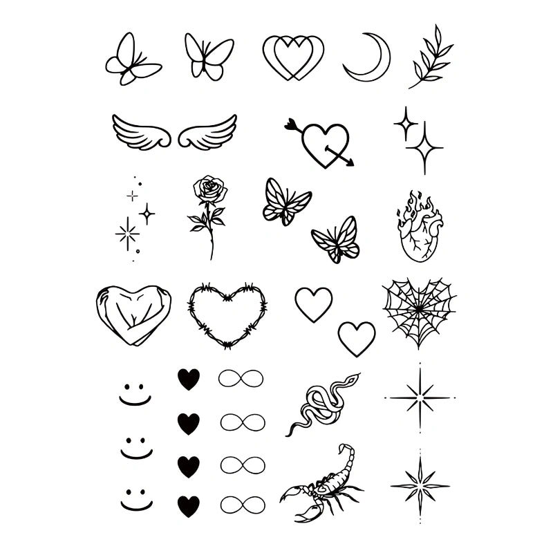Mini Icons Set tattoo design