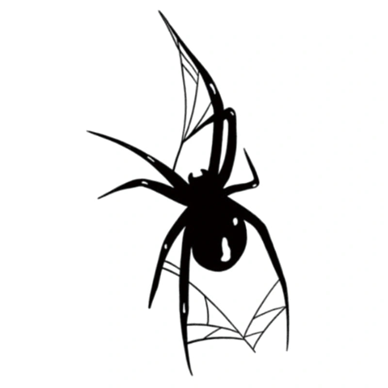Minimal Spider tattoo design
