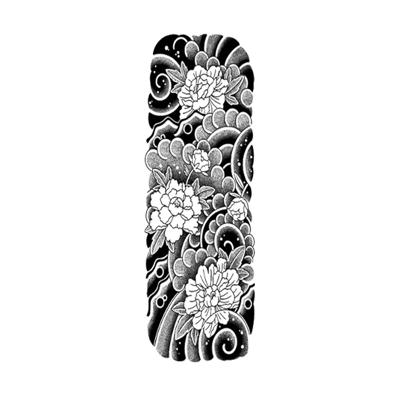 Peonies & Waves-InkOMG